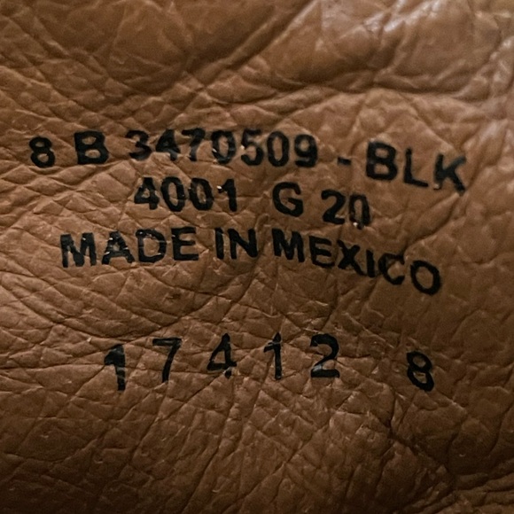 Frye Phillip Harness Boots Size 8 B Womens Black Ankle Zip Motorcycle - Picture 9 of 11